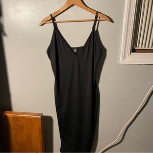 SHEIN CURVES 0X Bodycon Black Dress